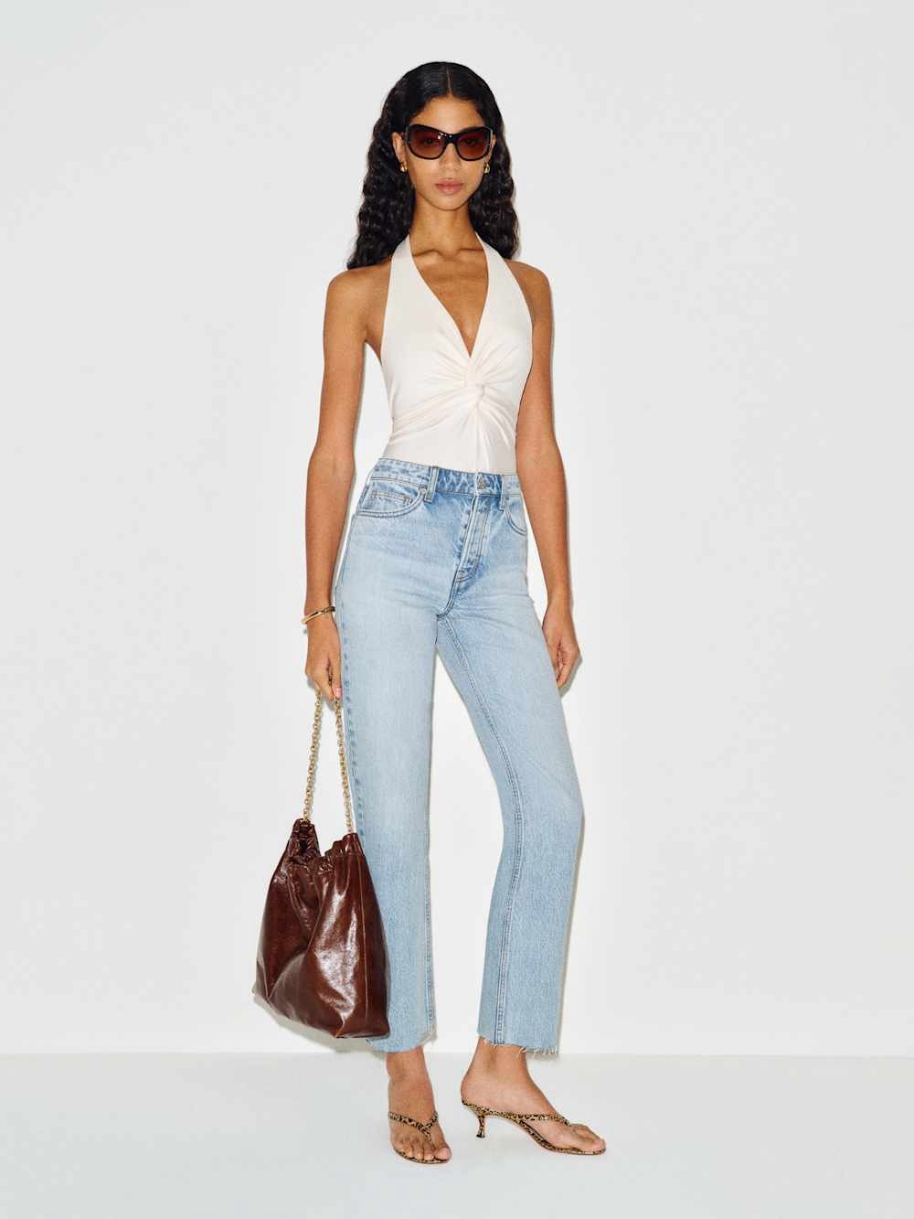 SALE Reformation Cynthia High-Rise Straight Jeans 25 BNWOT designer